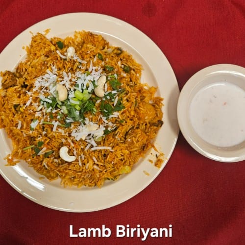 Lamb Biryani.