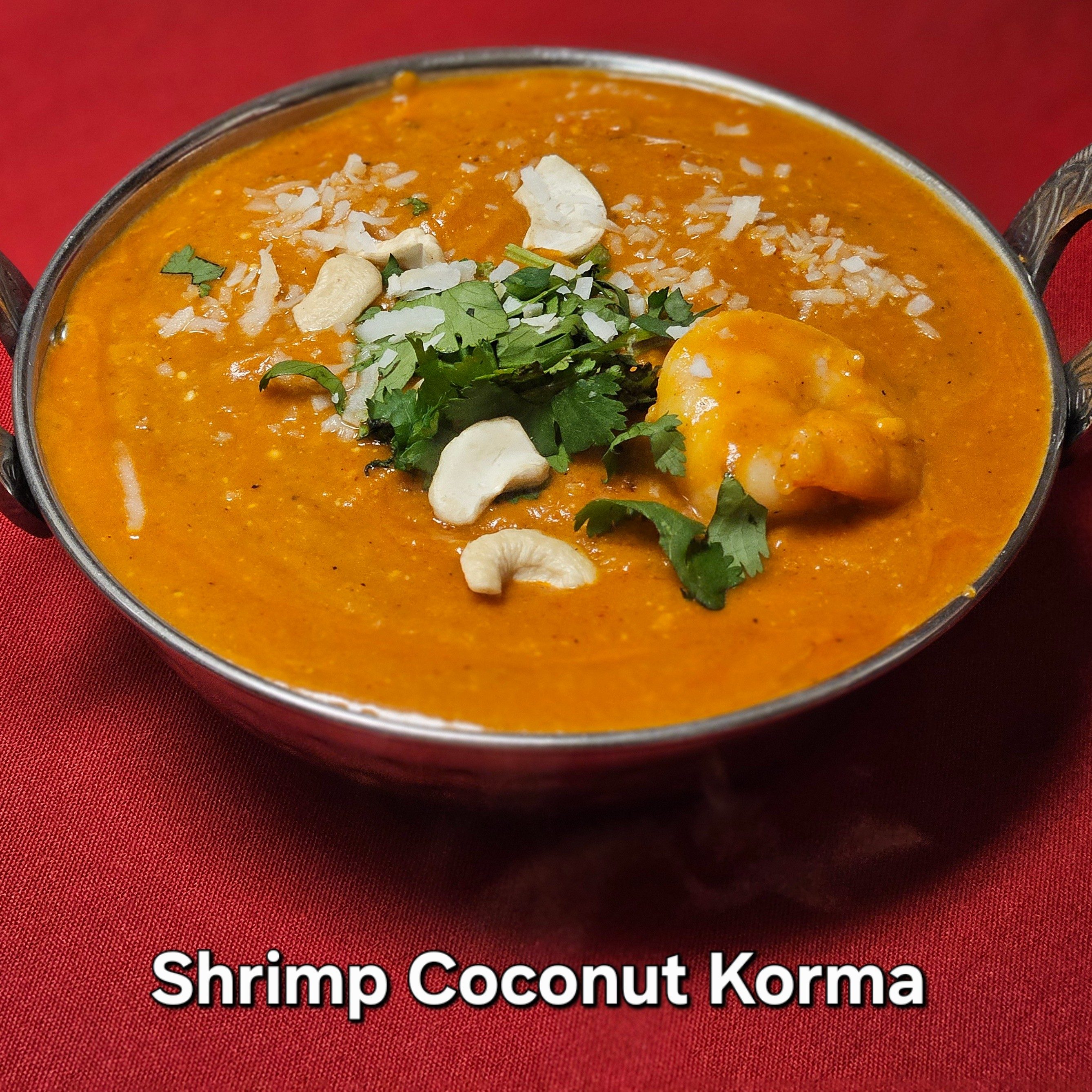 Shrimp Coconut Korma.