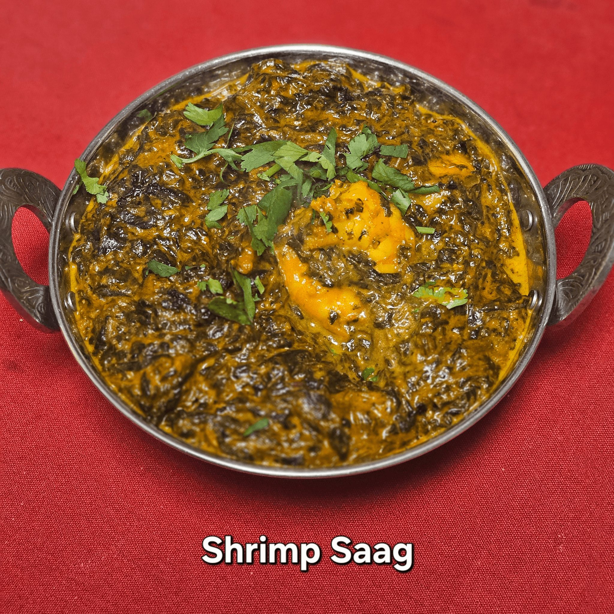 Shrimp Saag.