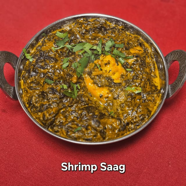 Shrimp Saag.